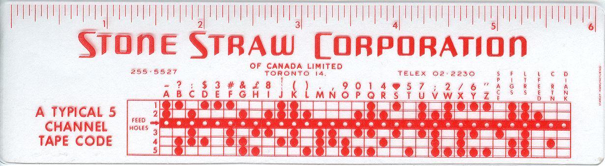 Stone Straw Corporation code card