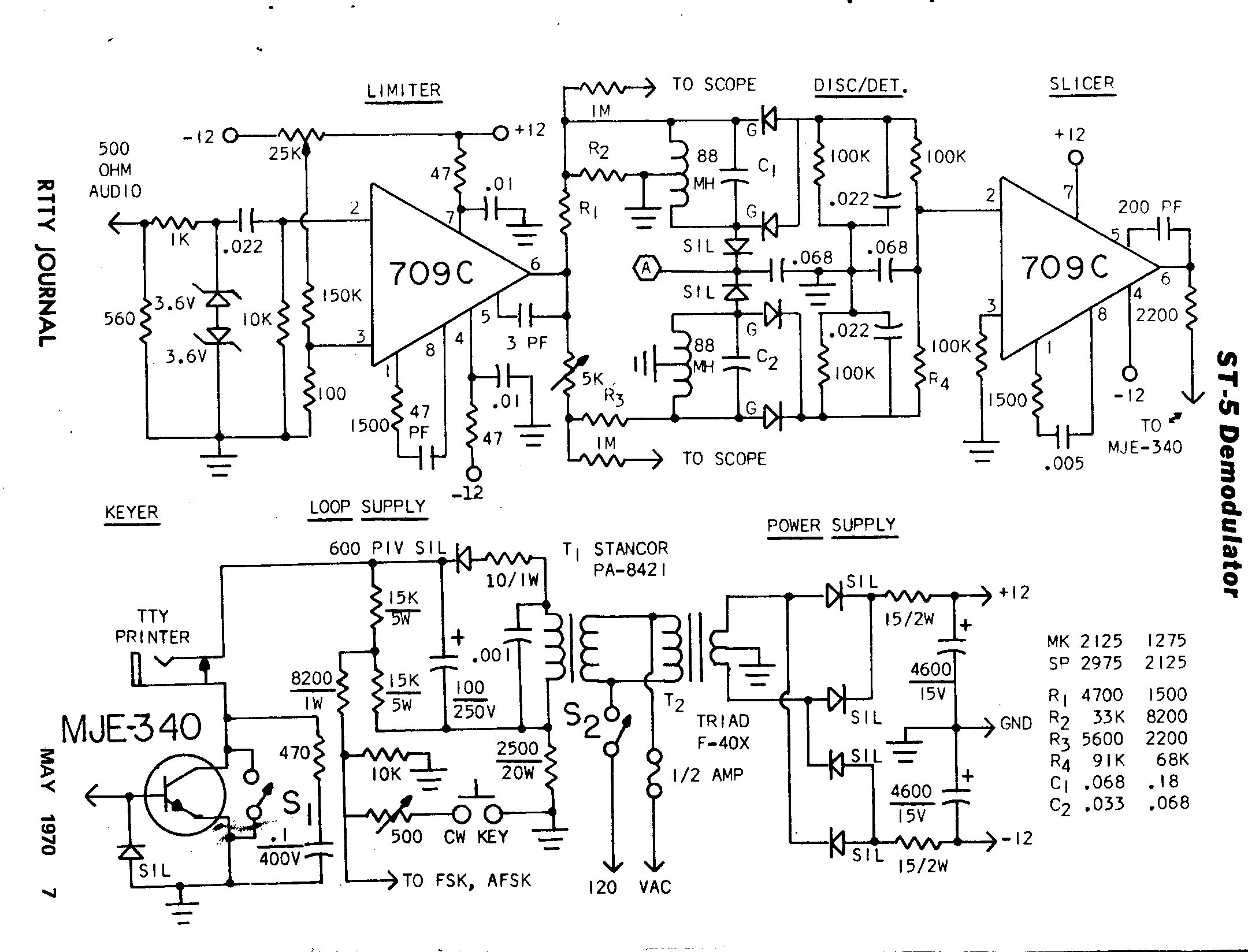 Mainline ST-5 schematic
